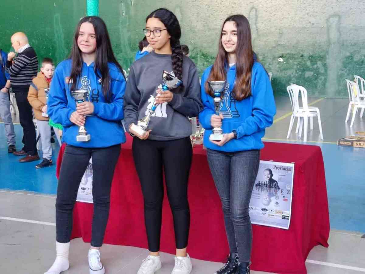 Lgalia Mahajub Sidi Abas y Jesús Lozano Toledo ajedrecistas de Miguelturra con exitosa participación en el Campeonato de Valdepeñas