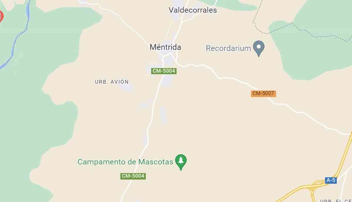 Trágico accidente de tráfico en Méntrida, Toledo: dos fallecidos y tres heridos.