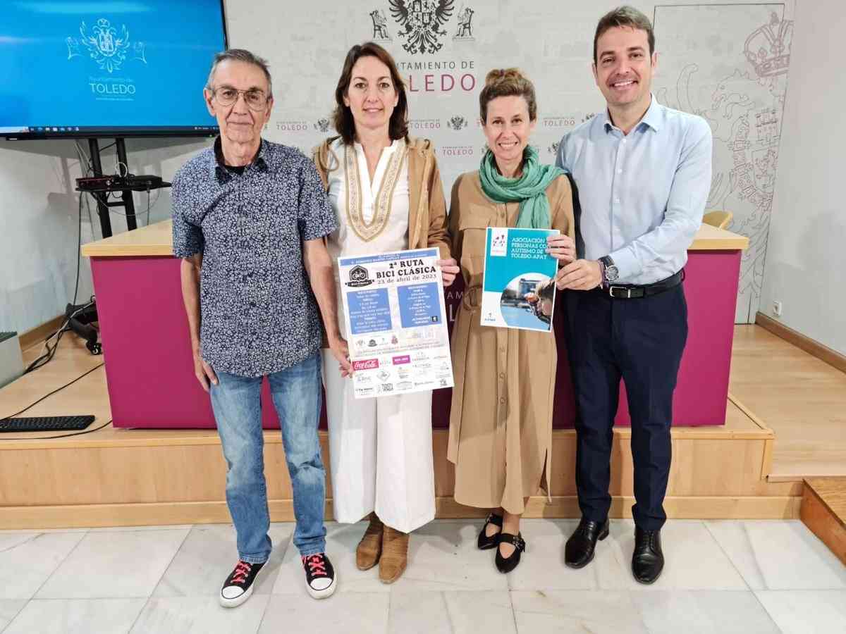 «La II Edición de la Ruta de Bicicletas Clásicas en Toledo recauda fondos para brindar apoyo a personas con autismo»