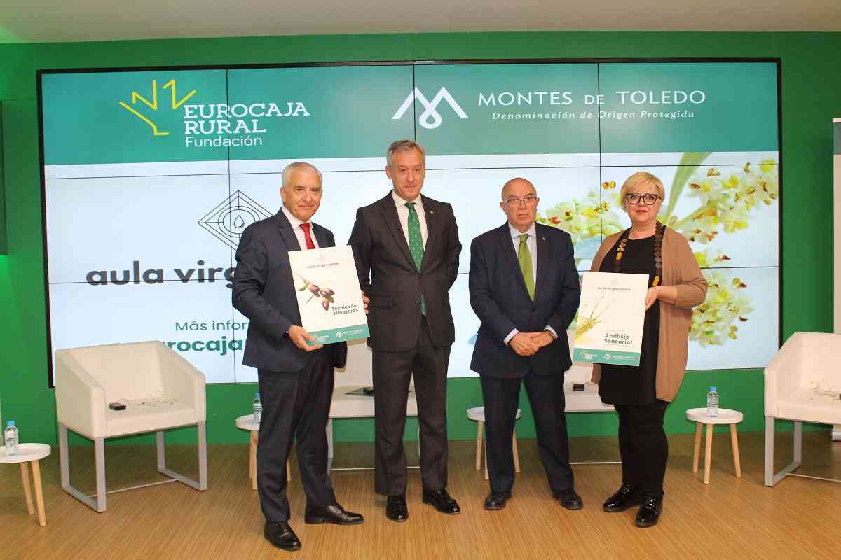 Fundación Eurocaja Rural y DOP Montes de Toledo lanzan dos cursos para mejorar la profesionalización en las almazaras.