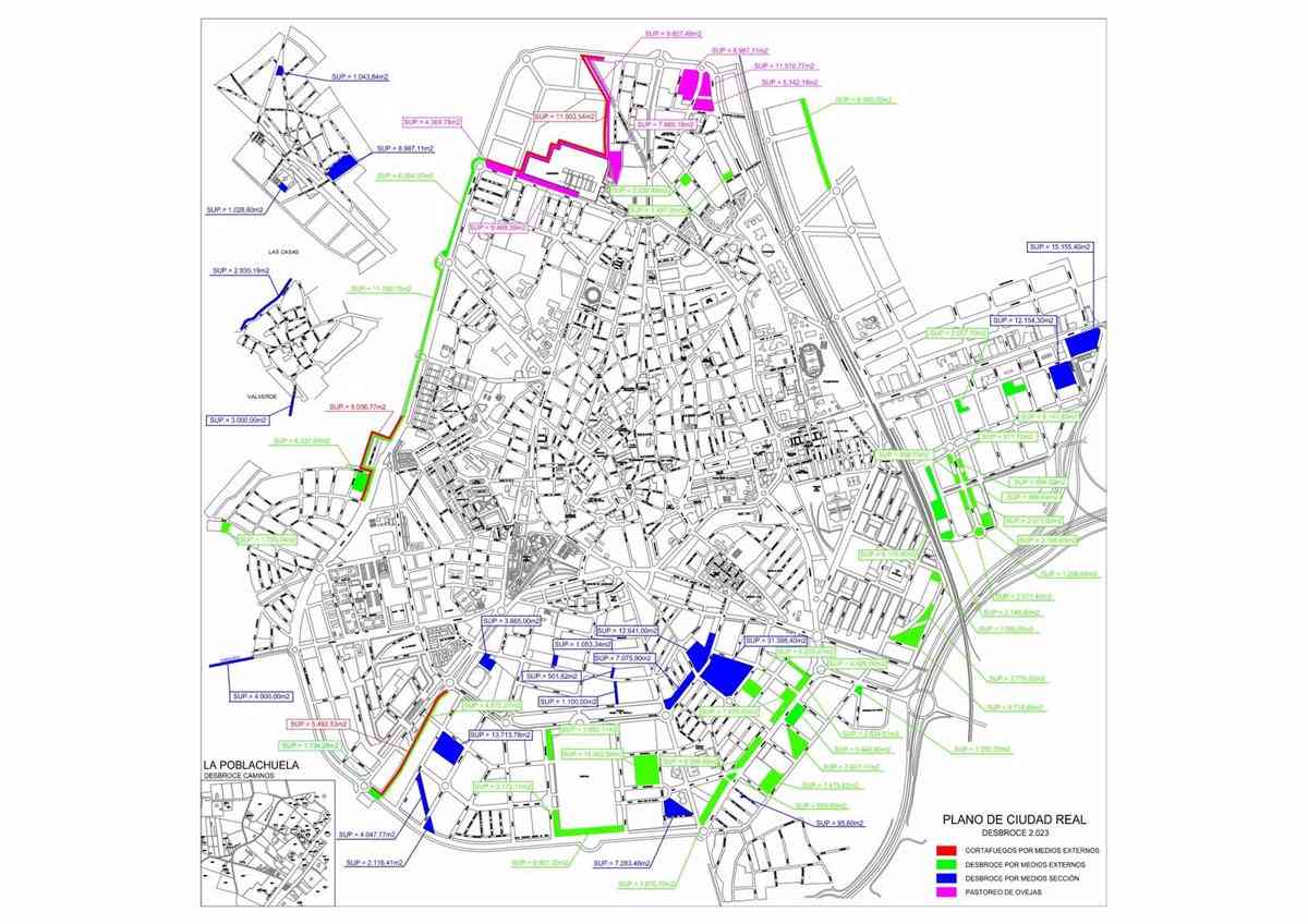 Para proteger las viviendas, Ciudad Real implantará medidas preventivas de incendios en una superficie de 47.000 m2.
