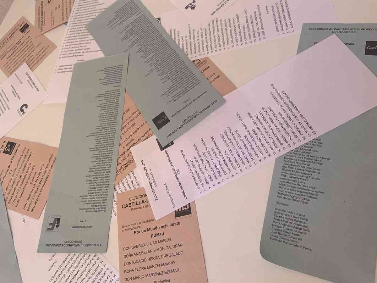 Aumenta en un 3,34% el porcentaje de votantes en Castilla-La Mancha respecto a las elecciones de 2019.