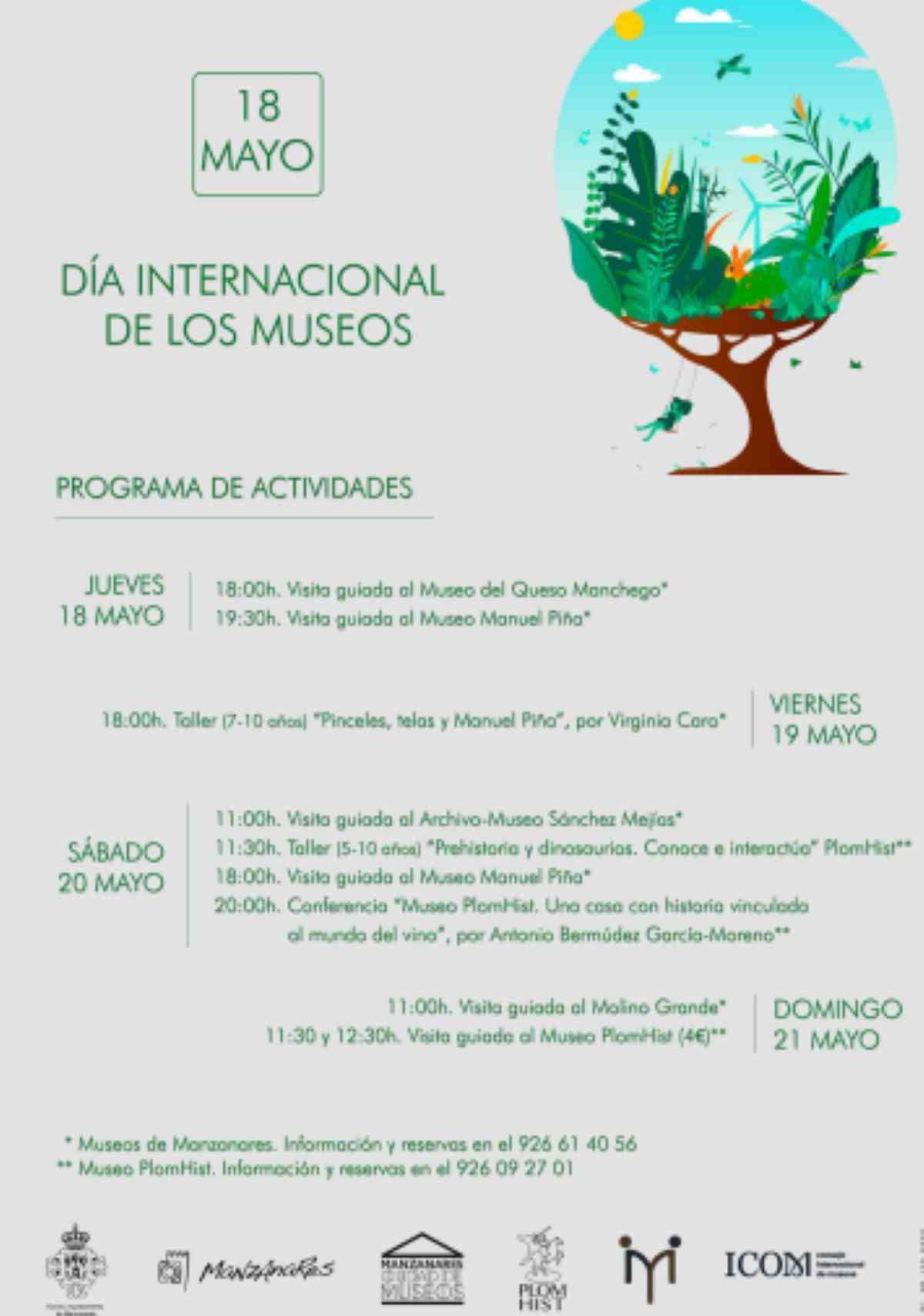Actividades del Día Internacional de los Museos 18 de mayo en Manzanares