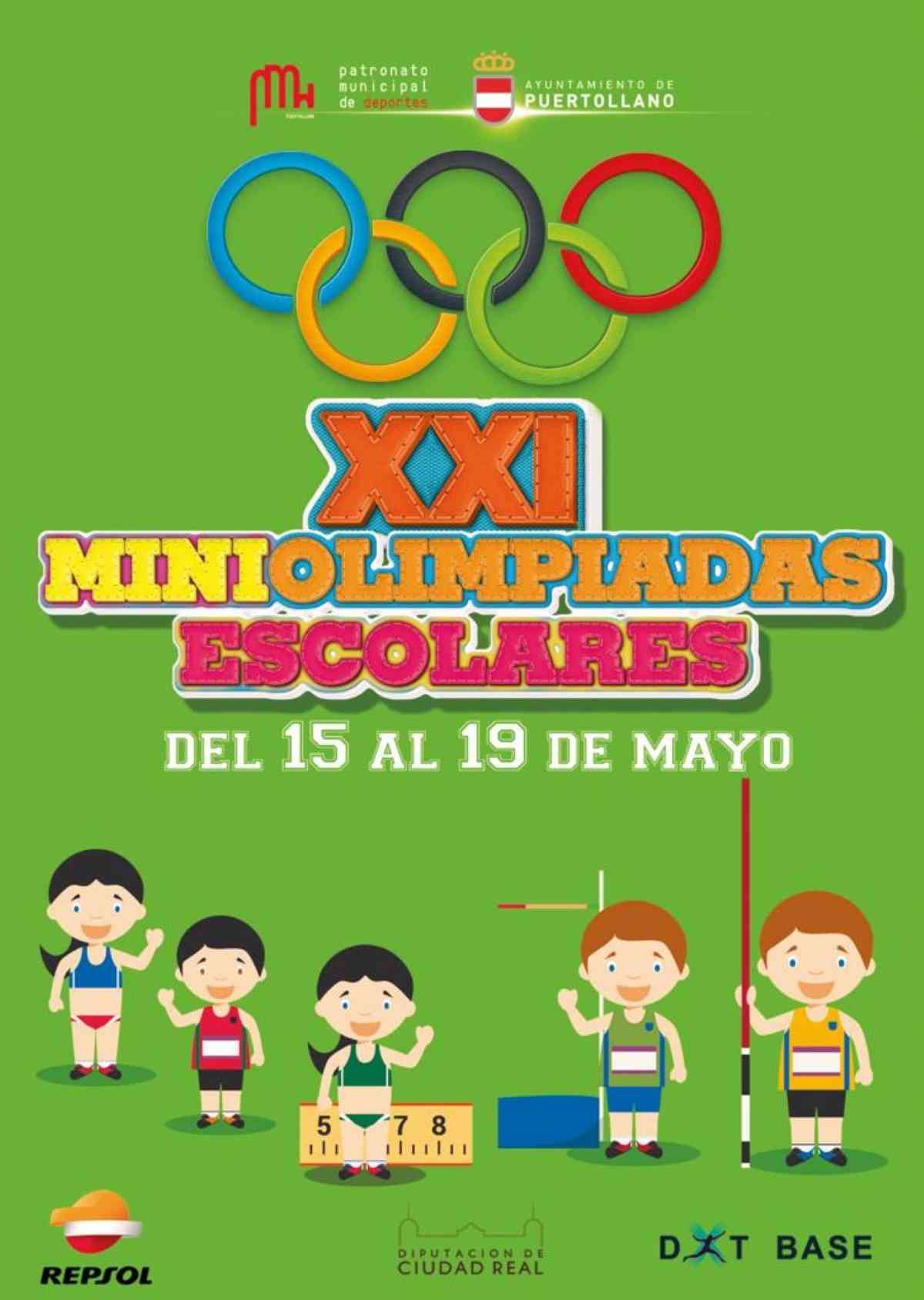 XXI Miniolimpiadas Escolares de Puertollano del 15 al 19 de mayo