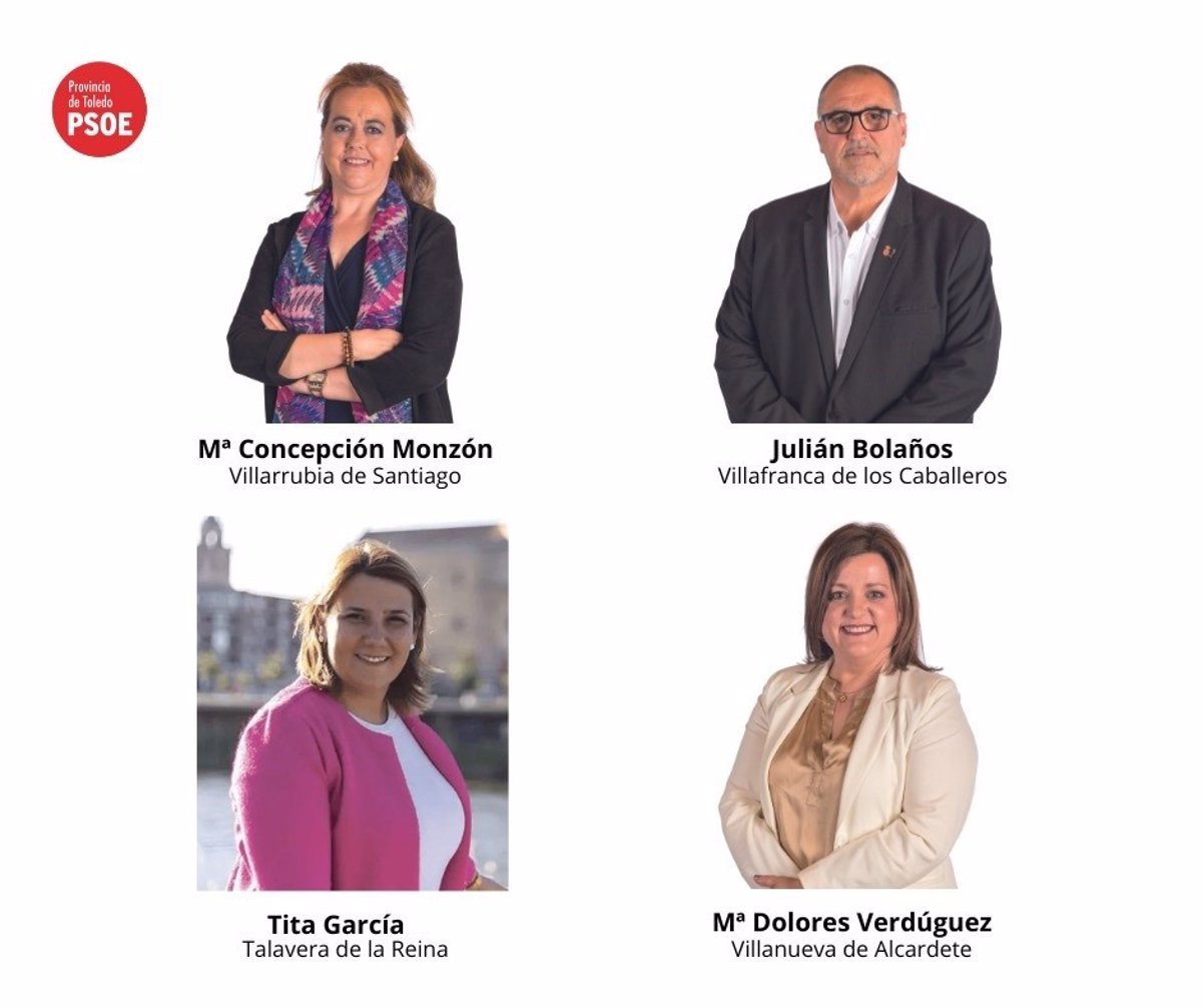 Tita García Élez será la nueva portavoz y Félix Ortega el presidente del Grupo Socialista de la Diputación de Toledo.