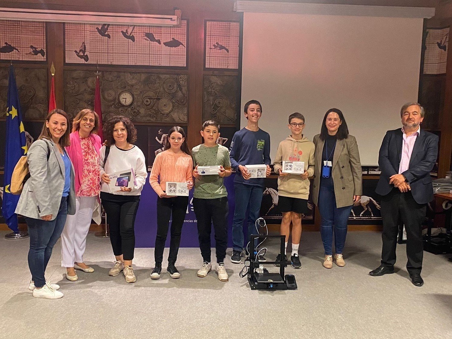 Estudiantes de ESO de Castilla- La Mancha se imponen en las Olimpiadas entreREDes