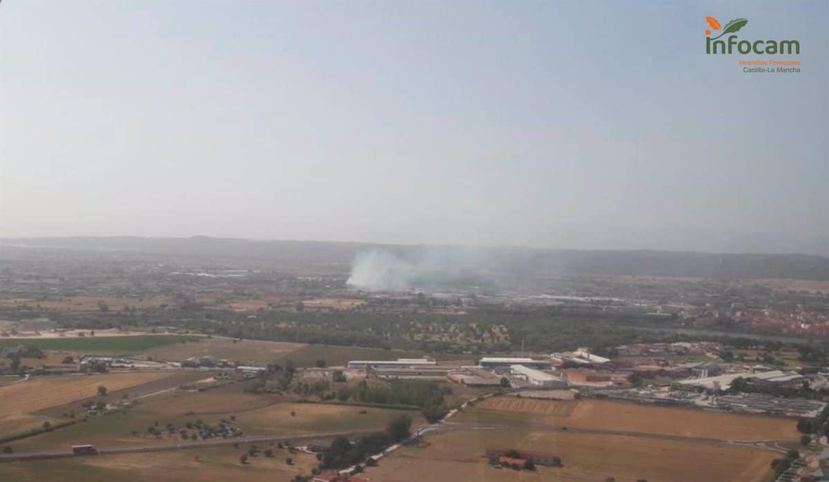 Controlado el fuego en Talavera de la Reina