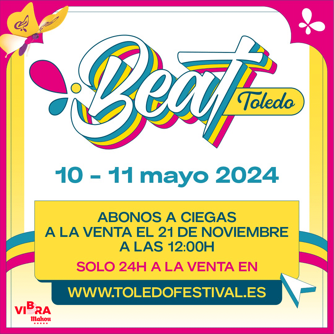 El Toledo Beat Festival vuelve el próximo 10 y 11 de mayo de 2024 con numerosas novedades