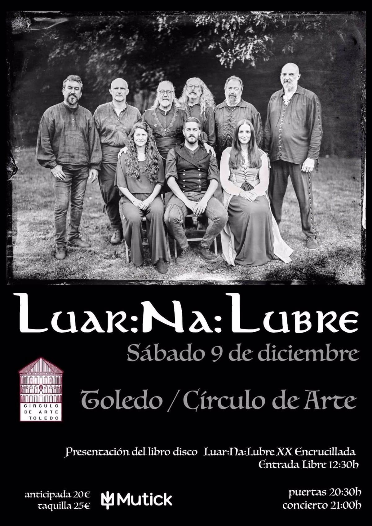 Luar Na Lubre presenta su nuevo trabajo ‘Luar Na Lubre XX. Encrucillada’ en Toledo este sábado: Un librodisco en homenaje a su carrera musical