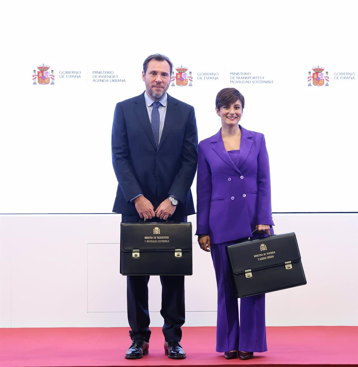 Óscar Puente e Isabel Rodríguez presentes en la Ceremonia de Toma de Posesión de Tolón como Nueva Delegada del Gobierno en Castilla-La Mancha