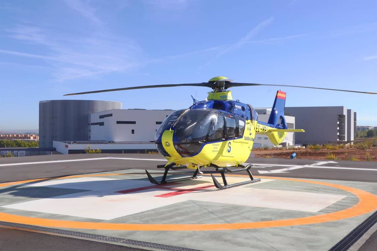 Accidente laboral en Portillo de Toledo: Trabajador evacuado en aeronave