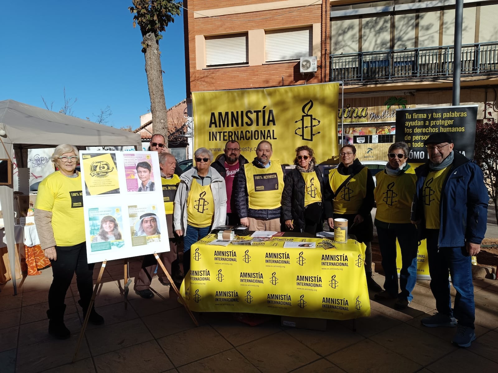 Amnistía Internacional Castilla – La Mancha se une en conmemoración del 75 aniversario de la Declaración Universal de los Derechos Humanos