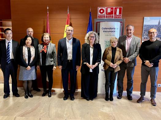 Autoridades sanitarias chinas estudian las estrategias de vacunación e inmunización de Castilla-La Mancha