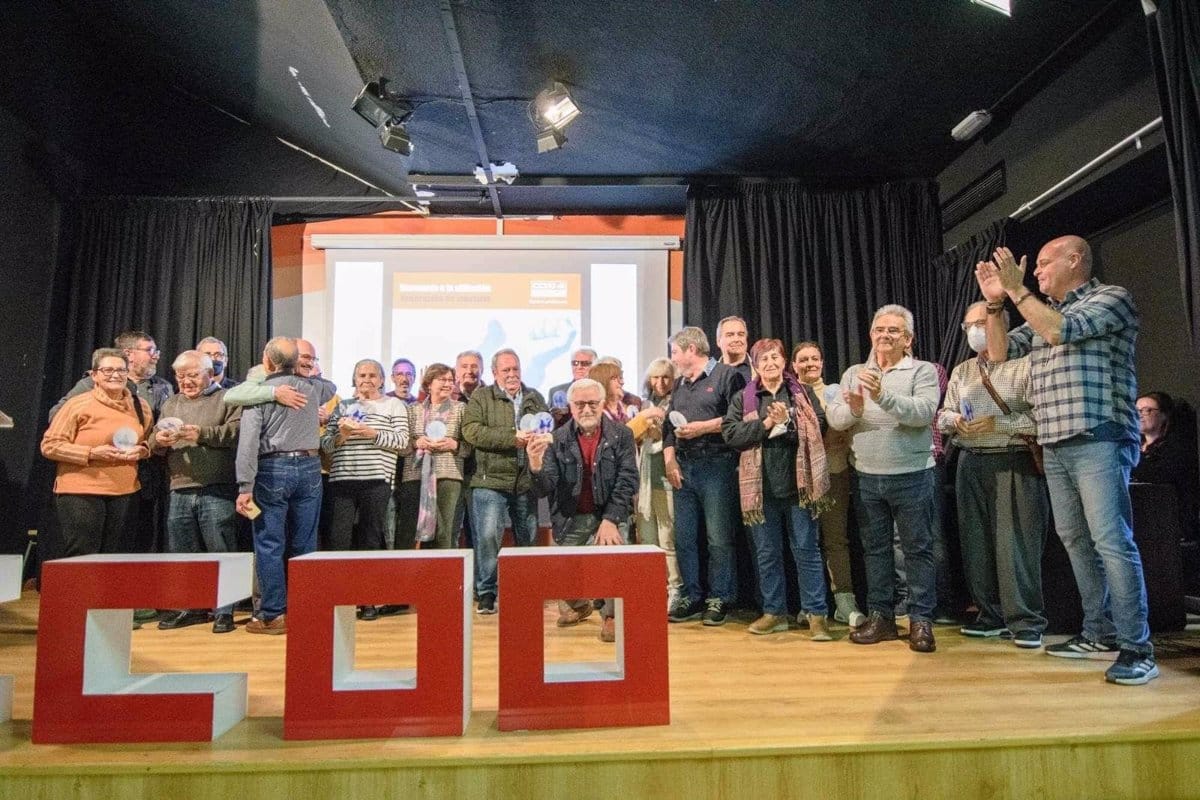 CCOO Toledo celebra su compromiso sindical de cuatro milenios con un evento concurrido pero íntimo