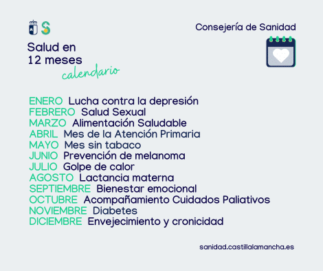 Nueva iniciativa en Castilla-La Mancha: «Salud en 12 meses» para la promoción y prevención de la salud.