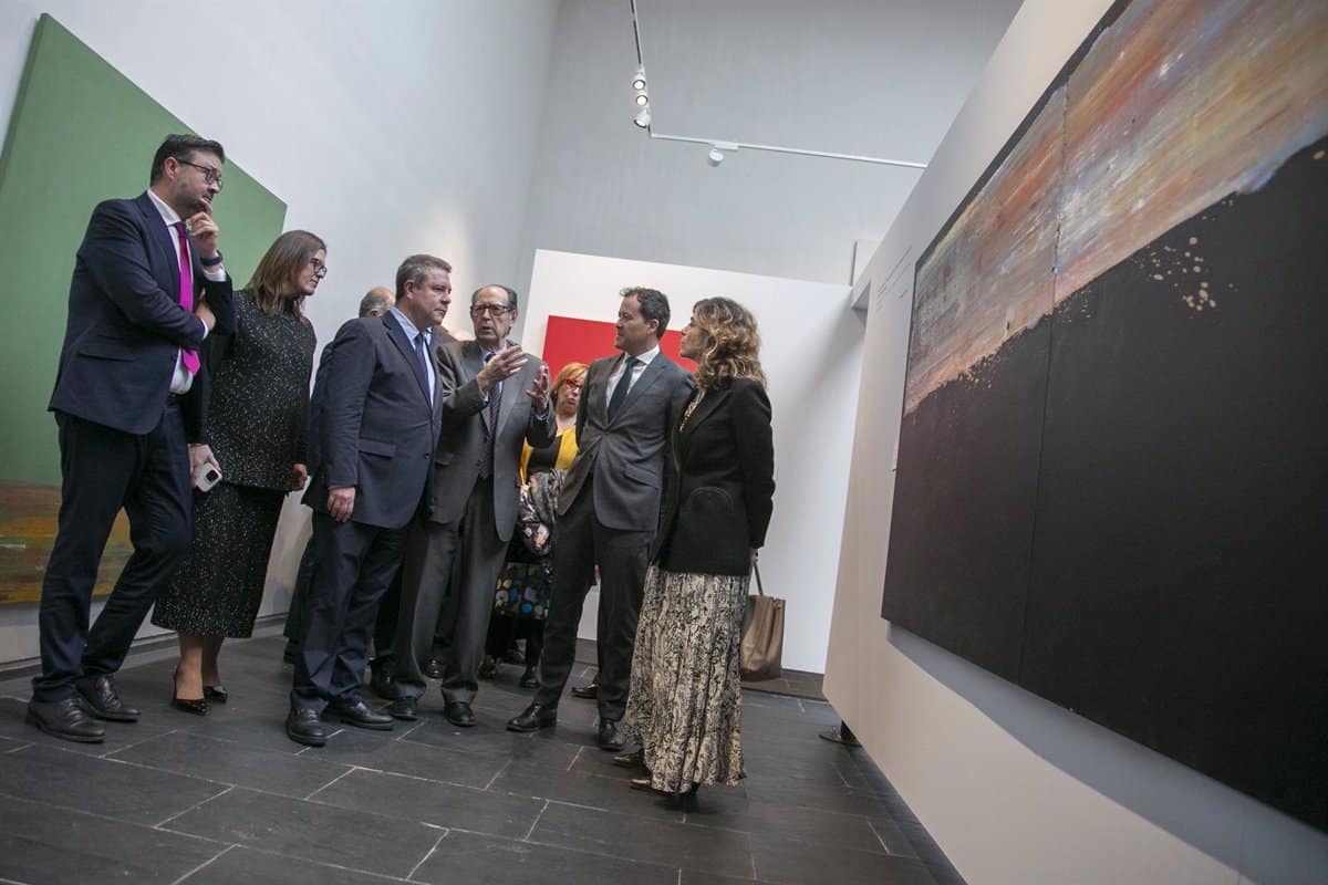 Homenaje permanente a Rafael Canogar en su ciudad natal de Toledo: Una exhibición de reconocimiento y agradecimiento