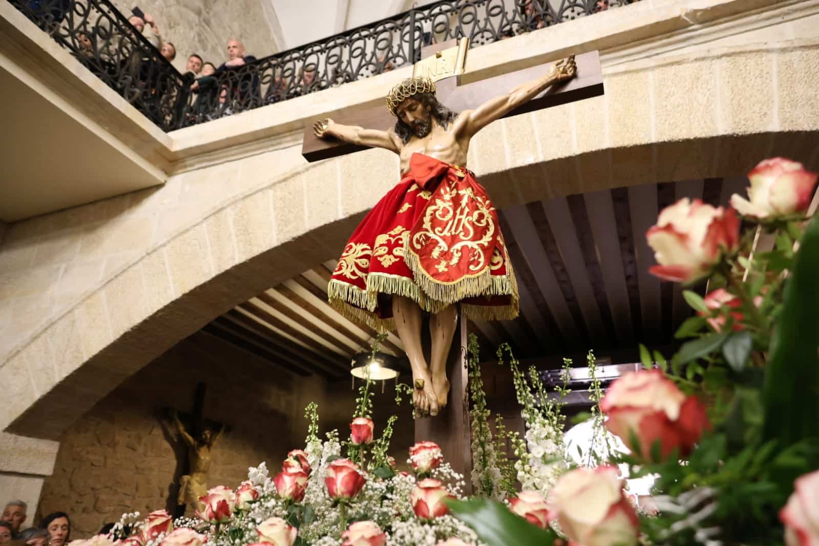 Villacañas se engalana para celebrar la procesión del Santísimo Cristo de la Viga