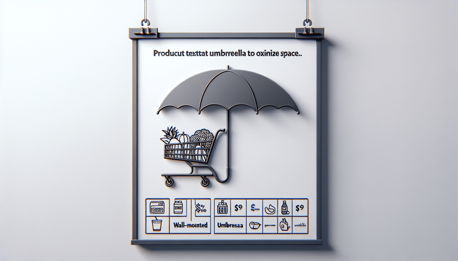 Carrefour Presenta Sombrilla de Pared Sin Pie para Maximizar Espacio