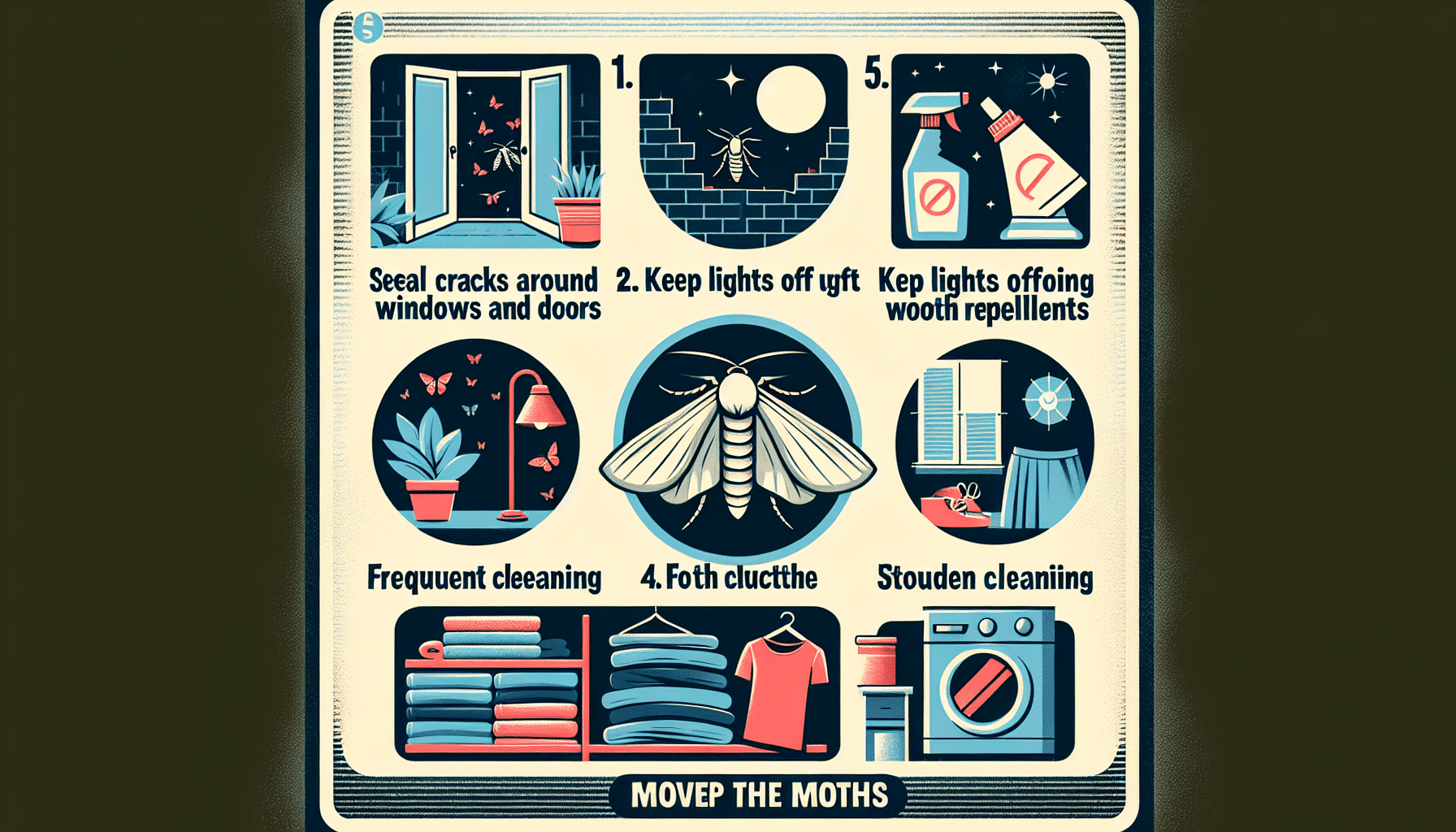 Cinco Estrategias Efectivas para Mantener las Polillas Fuera de Tu Hogar