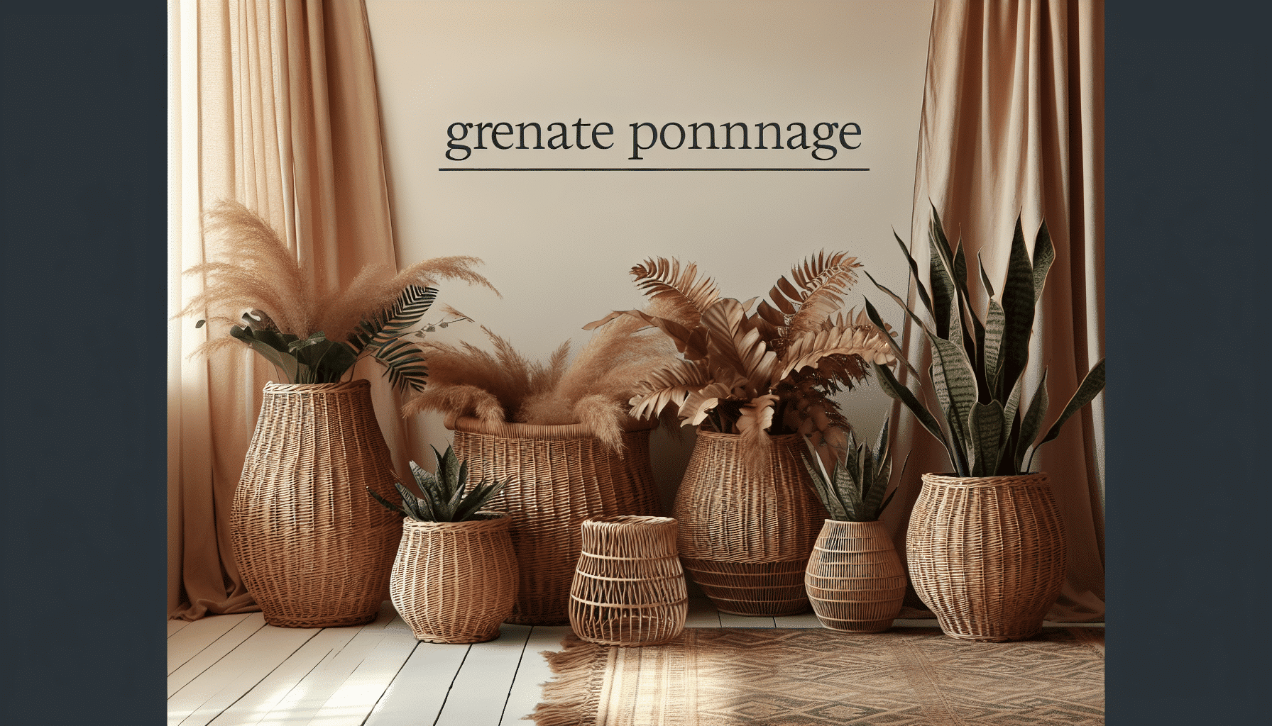 Cinco Maceteros de Mimbre para Transformar tu Hogar con Estilo Bohemio