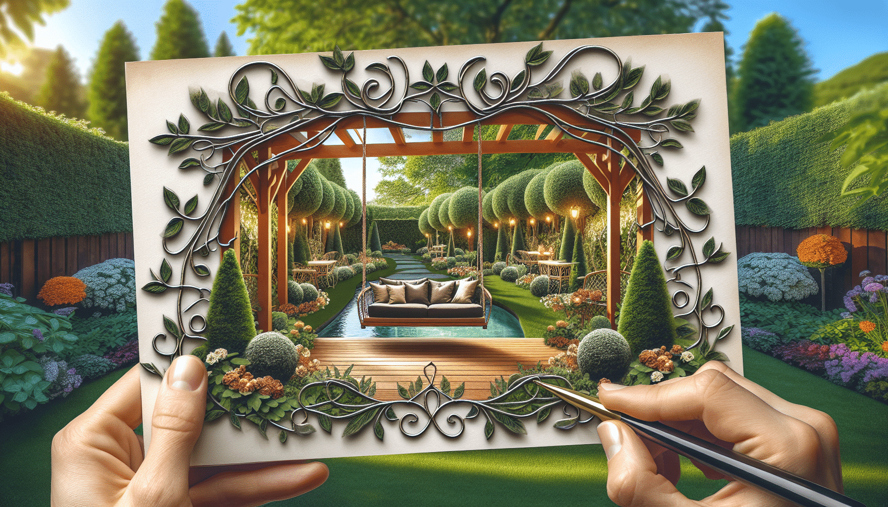 El Corte Inglés Triunfa en Rebajas con Exclusivo Columpio de Exterior Inspirado en Jardines de Lujo