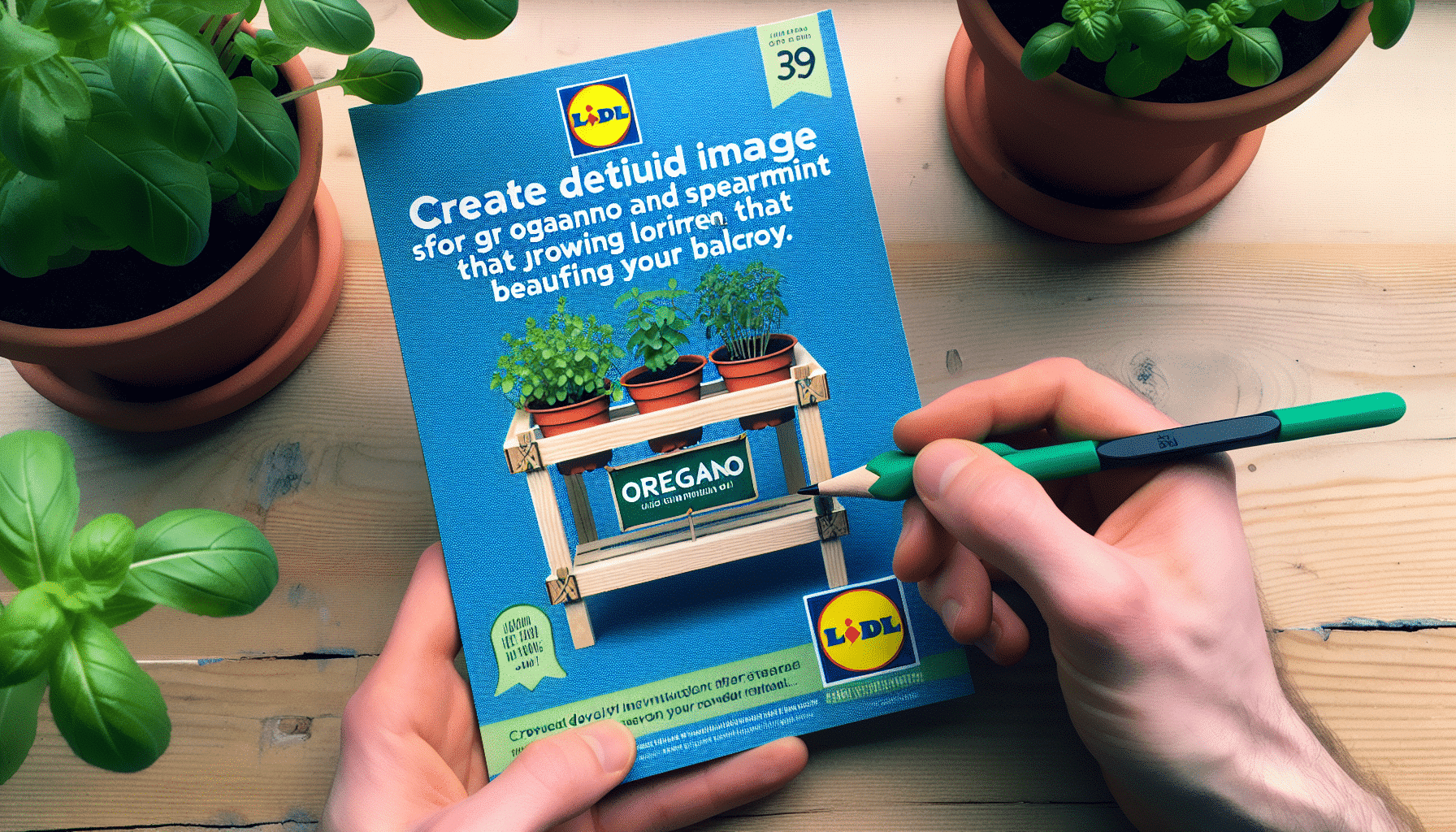 Lidl Revoluciona tu Balcón con su Innovador Kit de Cultivo de Orégano y Hierbabuena