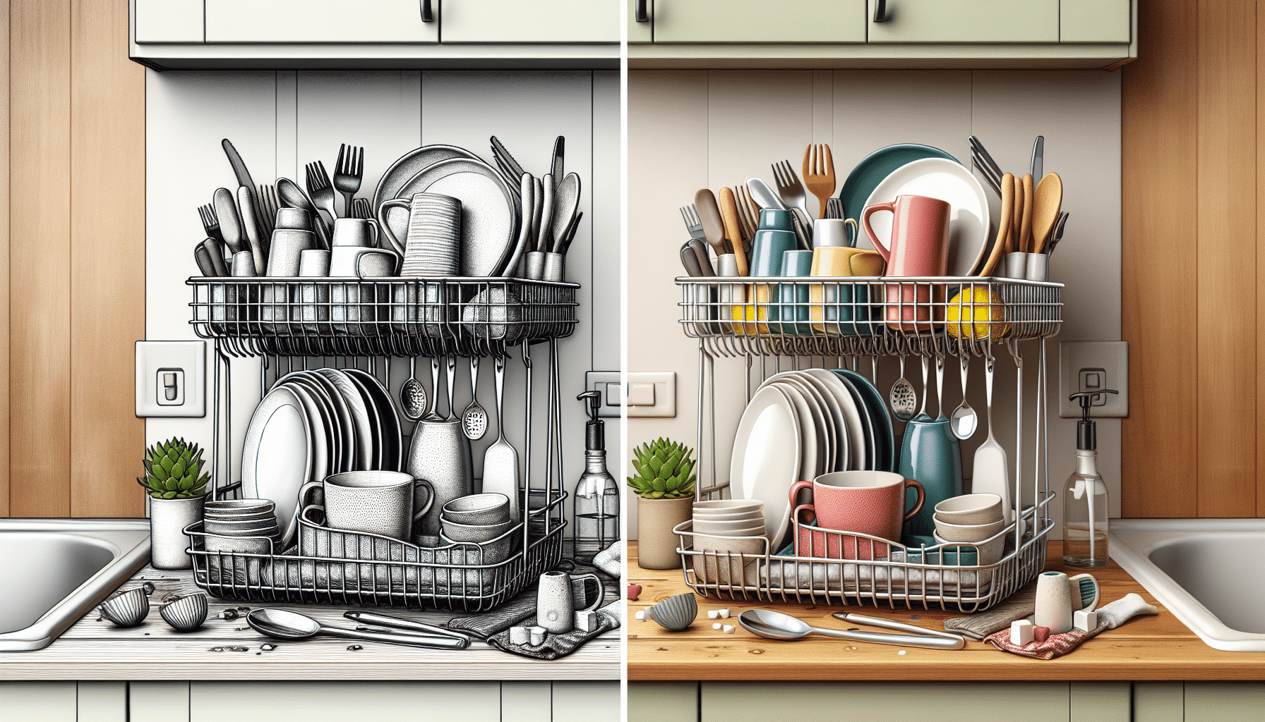 Escurreplatos Portátil: La Clave para una Encimera Siempre Ordenada