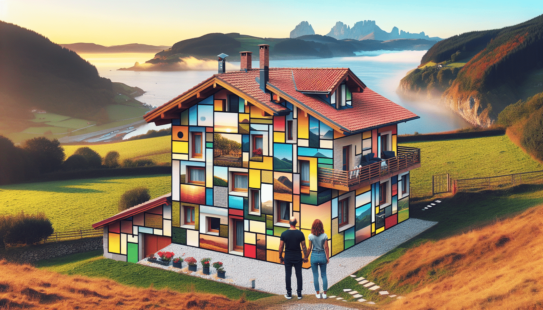 María Pombo y Pablo Castellano: Cómo Aprovechan las Vistas en su Casa en Cantabria