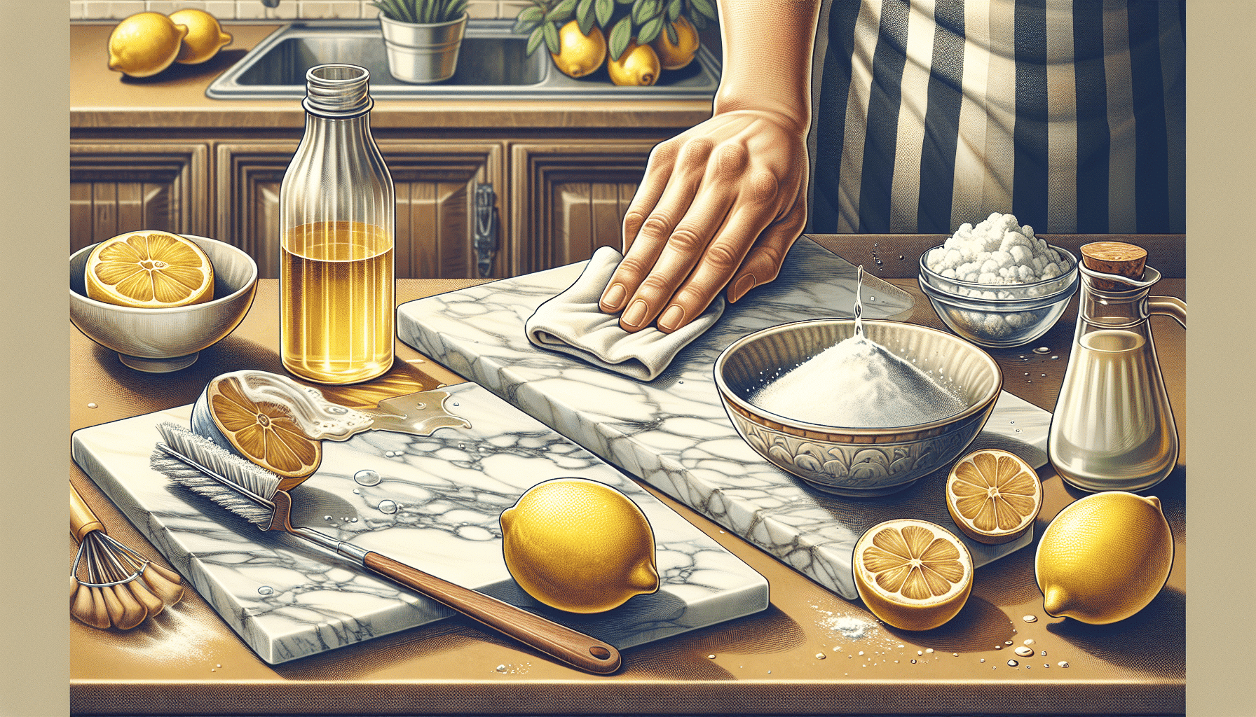 Soluciones Caseras Infalibles para Eliminar Manchas del Mármol