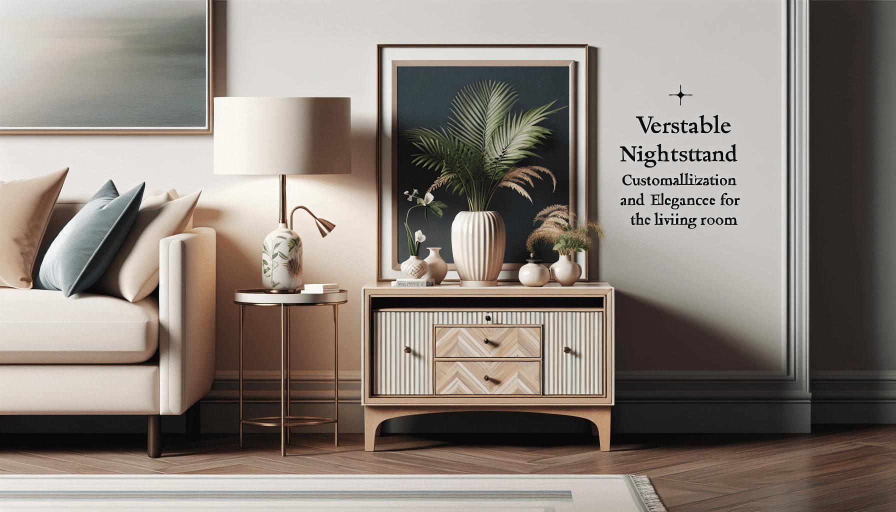 Elegancia y Personalización: La Mesita de Noche Versátil que Revoluciona tu Salón