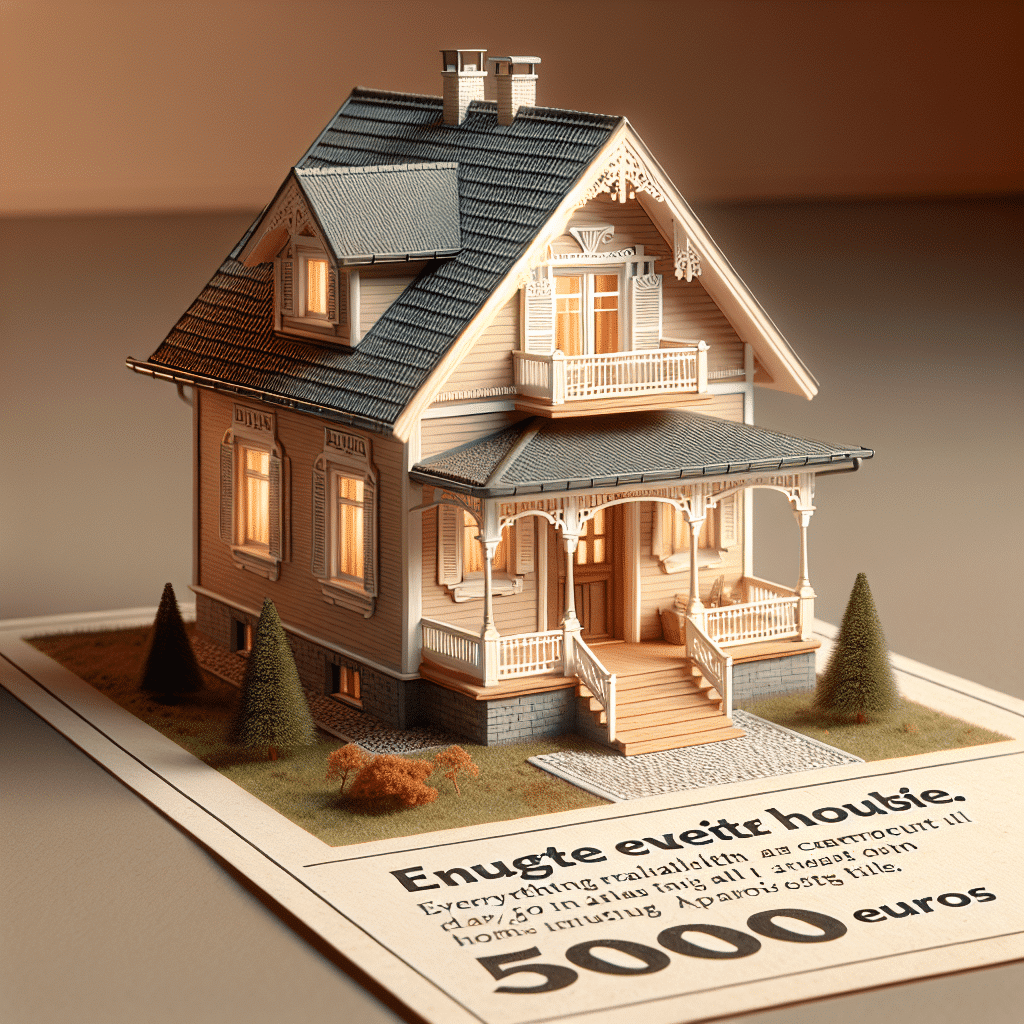 Acogedora Casa Prefabricada con Planta Abierta y Encantador Mini Porche por Solo 5000 Euros