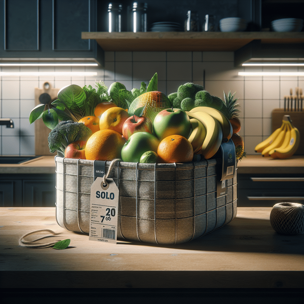 Cesta Ecológica para Almacenar Frutas y Verduras en tu Cocina – ¡Solo 7 Euros!
