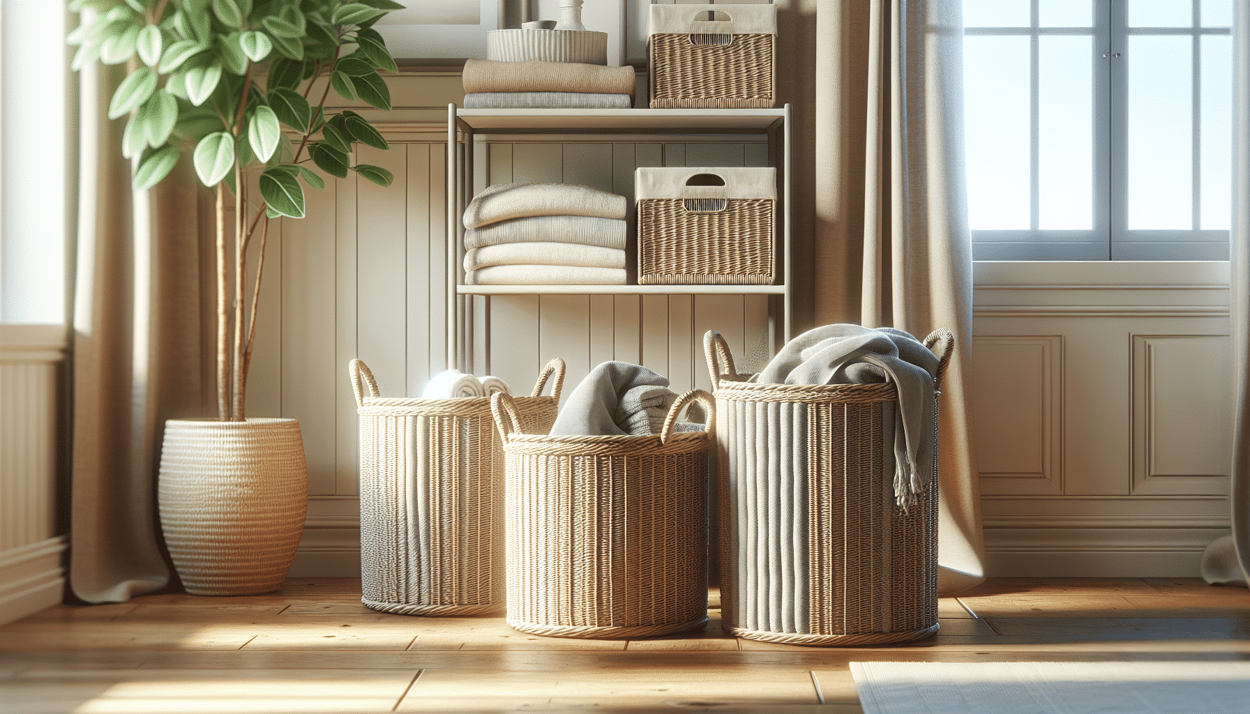 Organiza con Elegancia: Soluciones de Cestas para Mantitas y Toallas