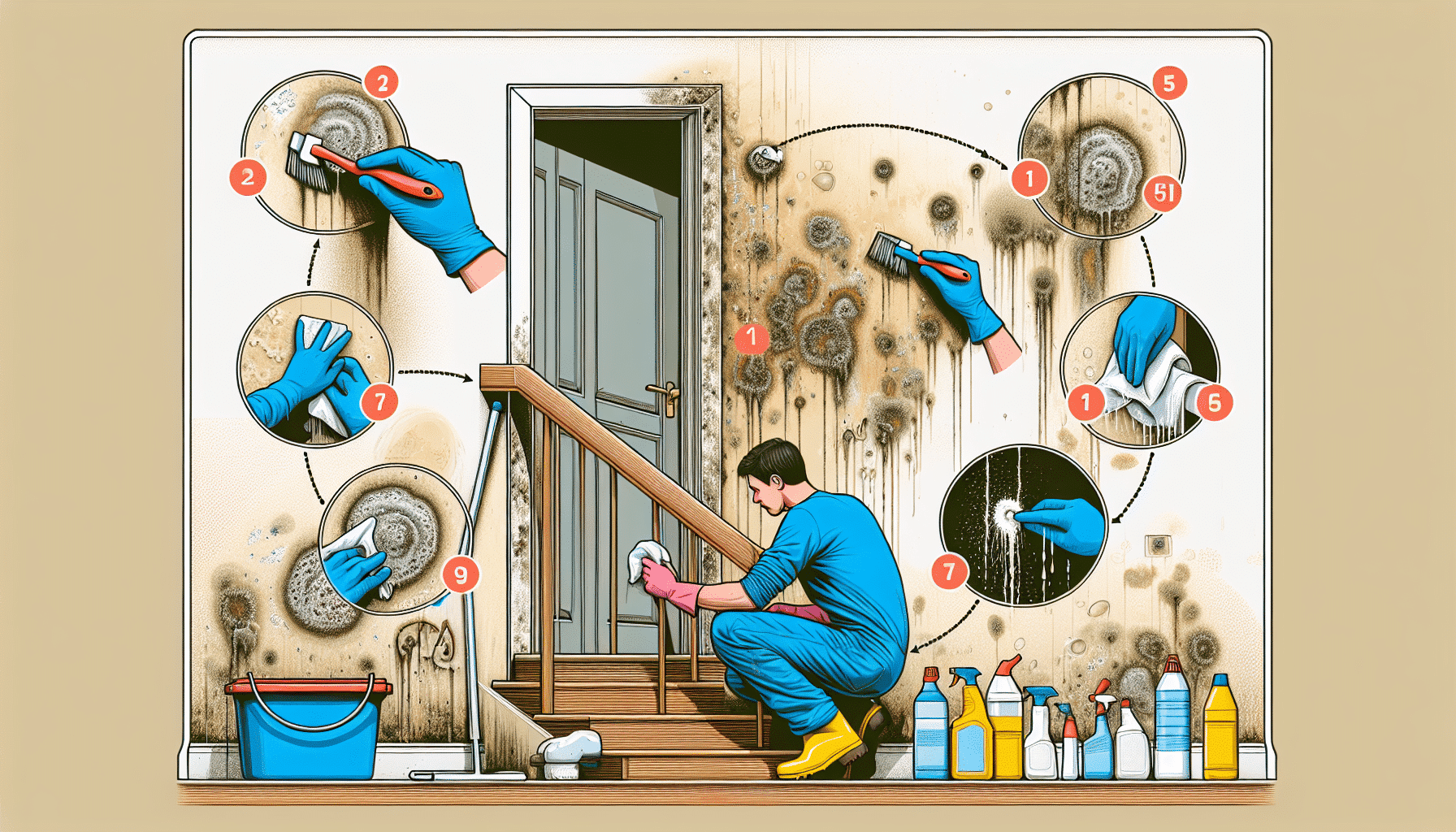 Estrategias Efectivas para Erradicar el Moho de las Paredes Permanentemente