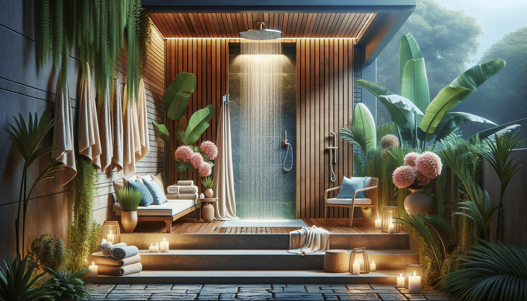 Transforma Tu Balcón en un Oasis de Relax con la Lujosa Ducha Exterior de Leroy Merlin