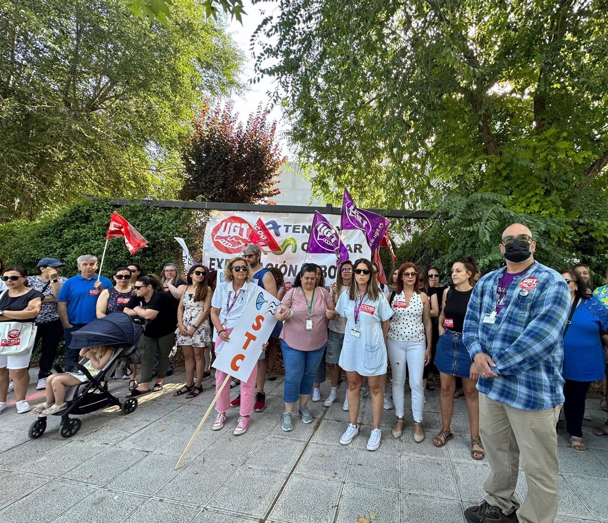 Los empleados de Atento Toledo denuncian ERE encubierto durante la huelga de 24 horas