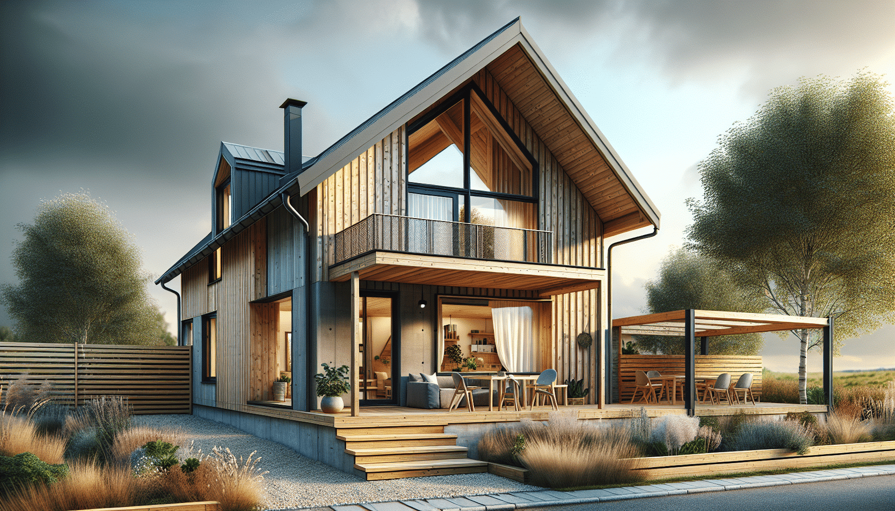 Encanto Nórdico: Innovadora Casa de Madera en Dinamarca