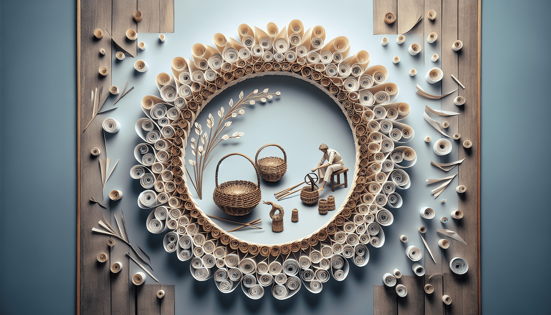 Increíble: Descubre Cómo Tejer una Espectacular Cesta Utilizando Rollos de Papel