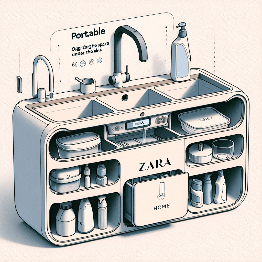 Zara Home Presenta Innovador Gadget Portátil Para Optimizar El Espacio Bajo El Fregadero