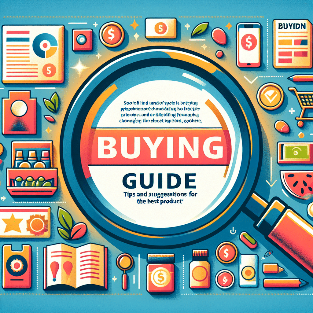 Guía de Compra: Consejos y Recomendaciones para Elegir el Mejor Producto