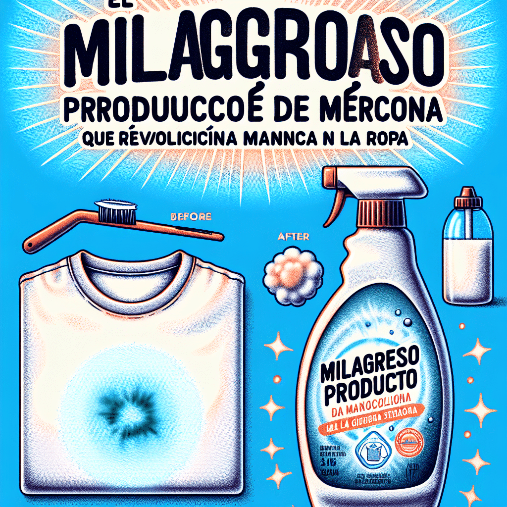 El Milagroso Producto de Mercadona que Revoluciona la Eliminación de Manchas en la Ropa