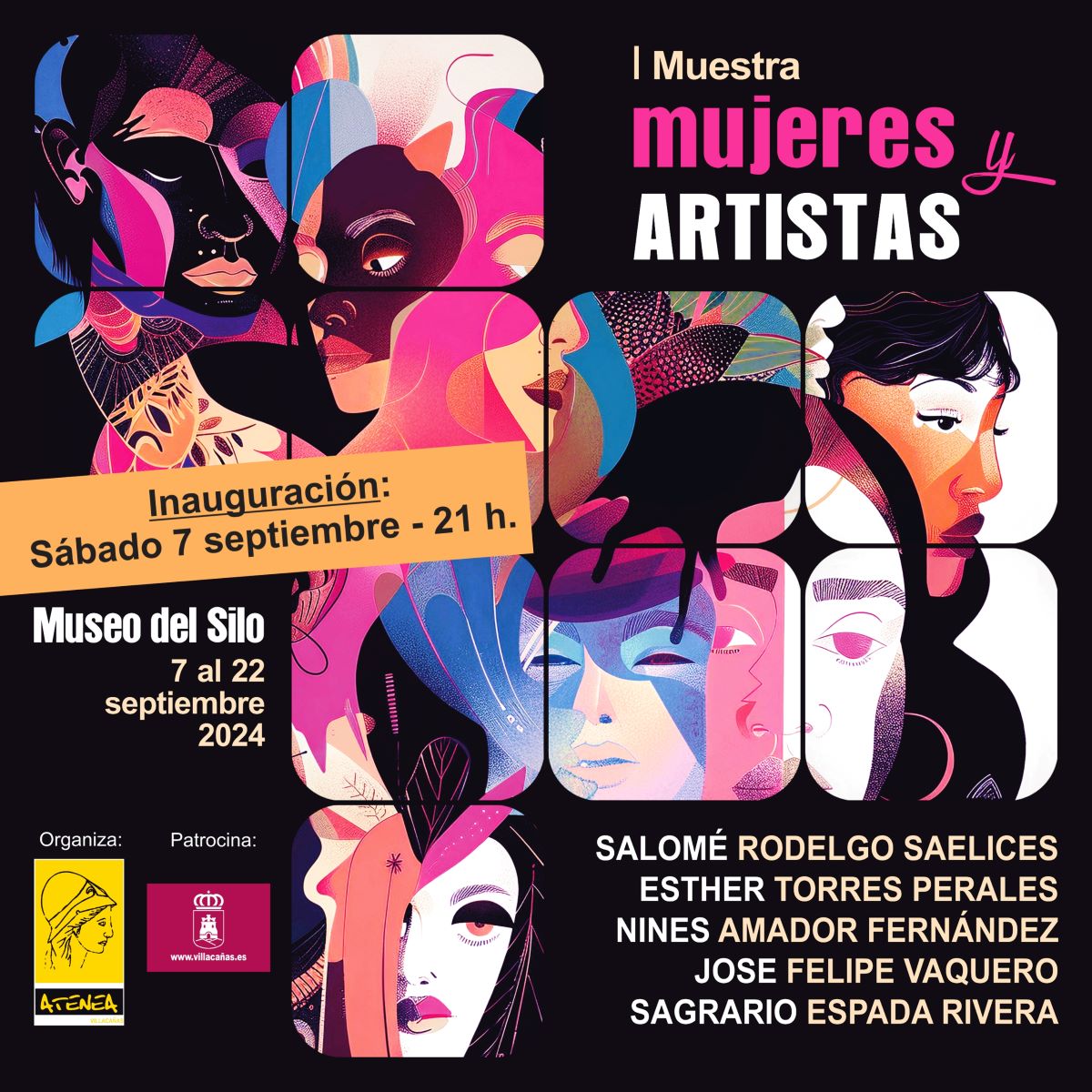 Cinco artistas internacionales exponen obras de arte contemporáneo en el Museo del Silo en Villacañas