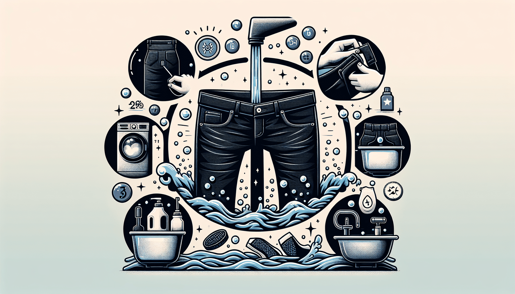 Guía para Preservar el Color de tus Jeans Negros al Lavarlos