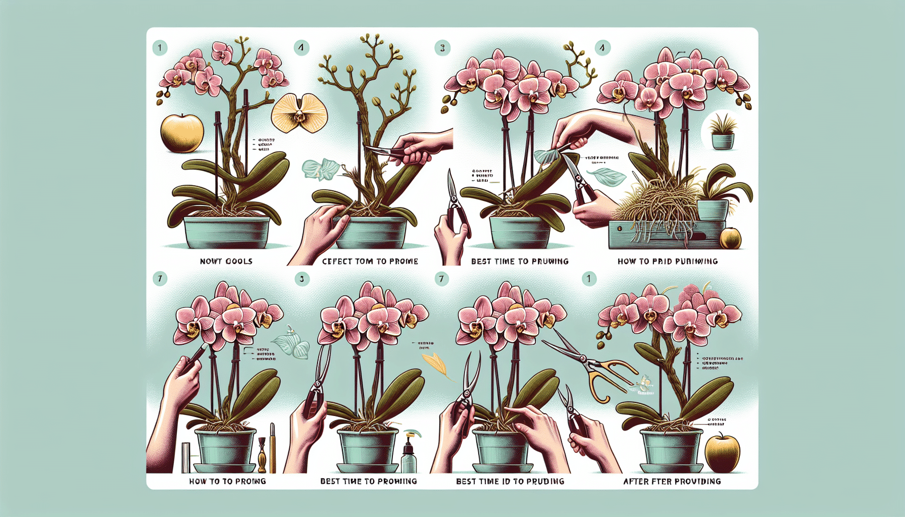 Guía Completa: Cuándo y Cómo Podar tus Orquídeas para una Floración Espectacular