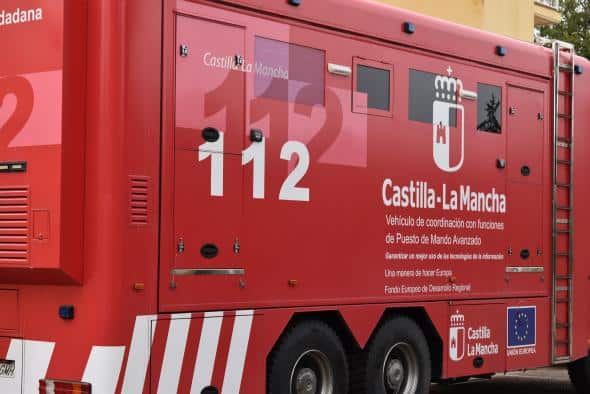 Mejora en la coordinación en la gestión de 120 accidentes de tráfico graves atendidos por el servicio de emergencias 1-1-2 en Castilla-La Mancha.