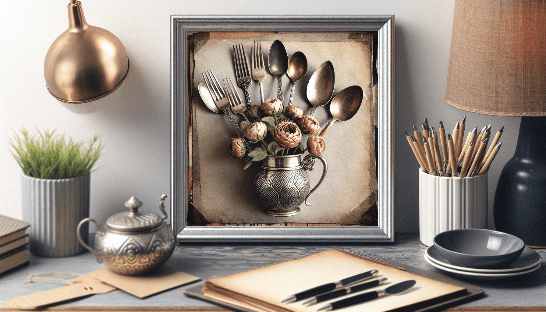 Renueva tu Hogar: Recicla Cubiertos Viejos para una Decoración con Estilo