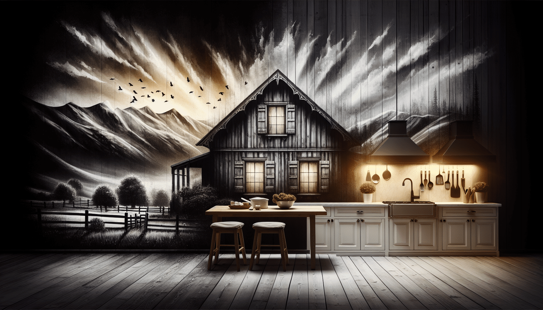 Transformación de una Estancia Deslucida en una Cocina Sofisticada Gracias al Arte de la Pintura