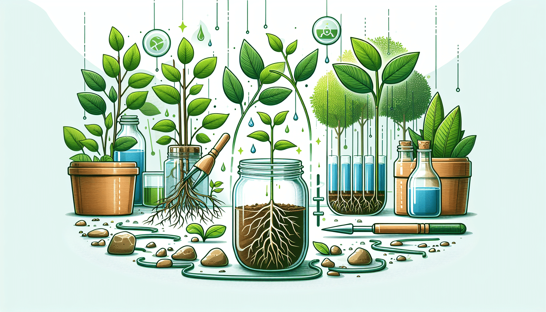 Cómo Enraizar Brotes Verdes de Manera Fácil y Efectiva Usando un Simple Frasco