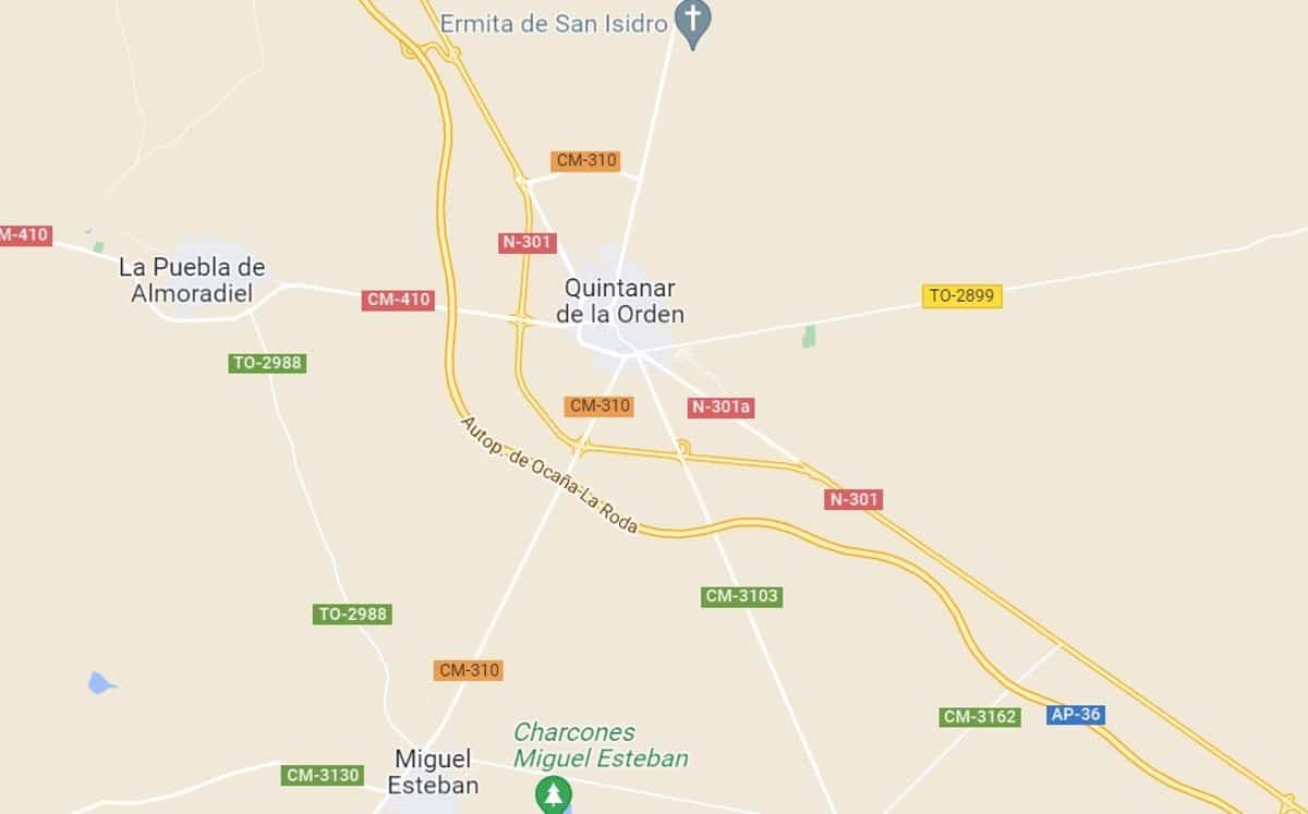 Hombre resulta herido por apuñalamiento en Quintanar de la Orden, Toledo.