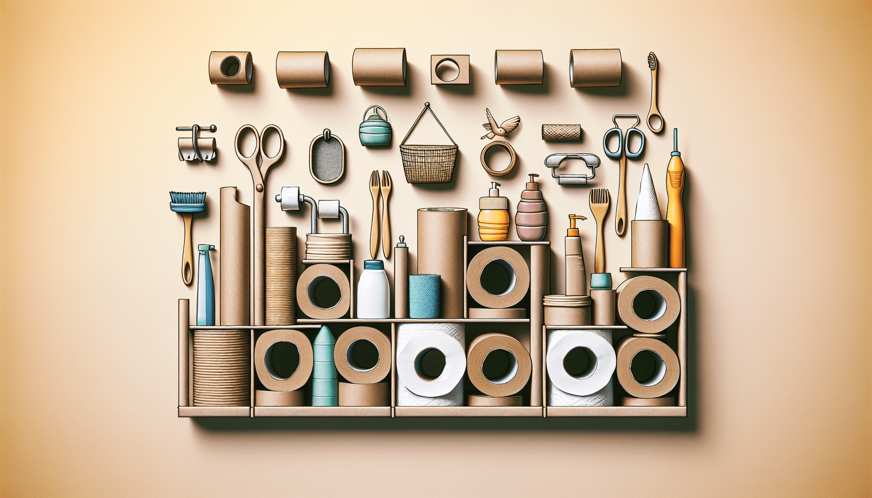 Crea y Organiza: Ideas Ingeniosas para Reutilizar Rollos de Papel Higiénico y Ordenar Toallas